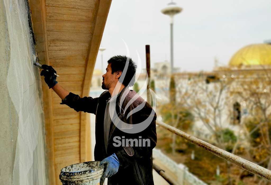 آب بندی کتیبه پروژه کشت و صنعت نفیس اصفهان